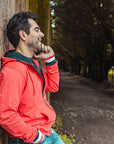 Sudadera con cierre y gorro para hombre