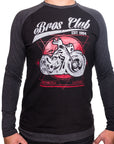 Playera moto manga rangla hombre