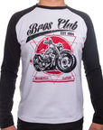 Playera moto manga rangla hombre