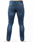 Imagen de espalda de jeans caballero deslavados marca Bros Club