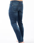 Imagen de lado de jeans caballero deslavados marca Bros Club