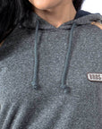 Sudadera manga rangla mujer