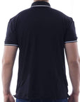 Playera tipo polo con logo bordado para hombre