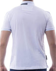 Playera tipo polo con logo bordado para hombre