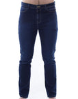 Pantalón de mezclilla stretch corte regular fit
