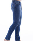 Pantalón de mezclilla stretch corte regular fit