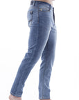 Pantalón de mezclilla stretch corte regular fit