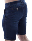 Bermuda de mezclilla stretch para hombre
