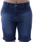Bermuda de mezclilla stretch para hombre