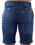 Bermuda de mezclilla stretch para hombre
