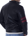 Chamarra de piel para hombre