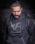 Sudadera oxford unisex logo manitas grande
