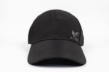 Gorra negra impresa logo manitas/parche Bros Club
