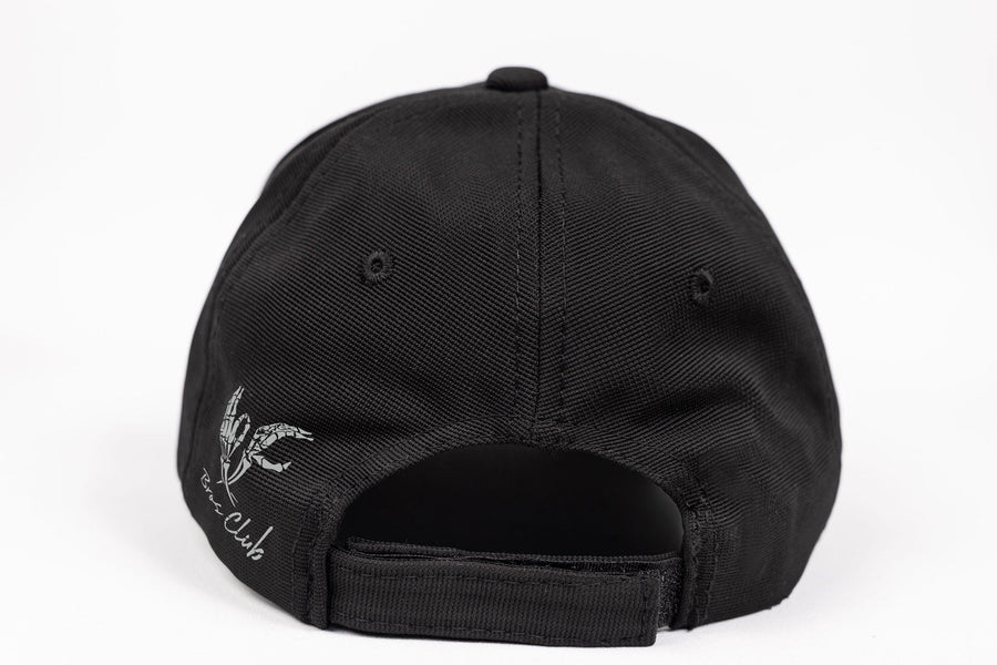 Gorra negra impresa logo Bros Club/logo manitas