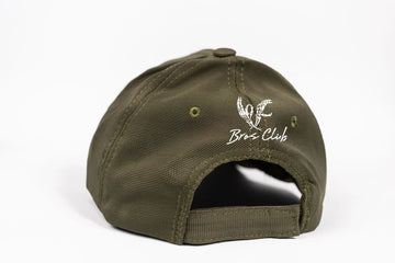 Gorra verde militar impresa logo Bros Club/Manitas