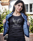 Playera mujer manos de calaca