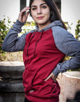 Sudadera vino unisex logo Bros Club