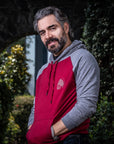 Sudadera vino unisex escudo Apache