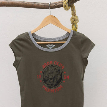 Playera de mujer con diseño de tigre